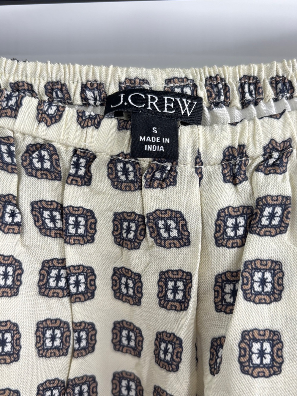 J.Crew Cosmo Wide Leg Pants in Foulard Print - Picture 5 of 7
